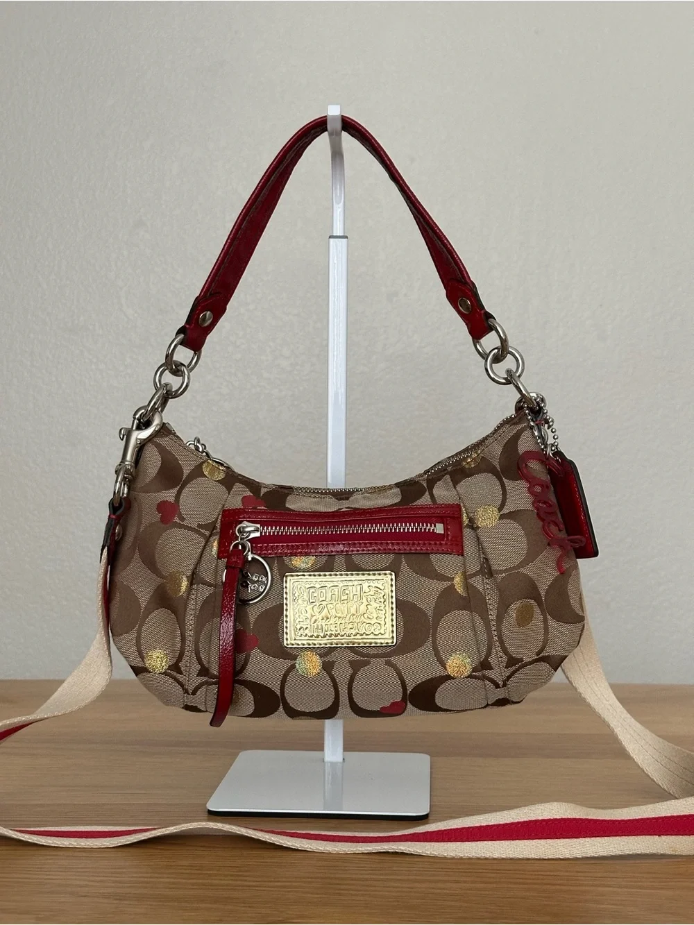 Coach Poppy Signature 2-way shoulder bag